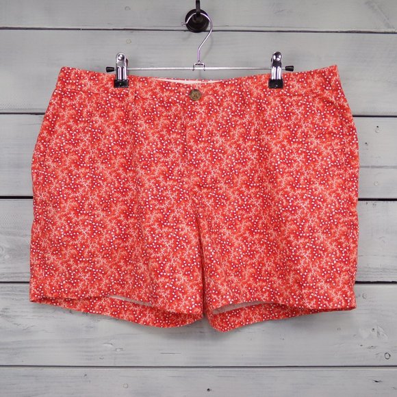 Old Navy Pants - Old Navy Women's Pink & White Shorts-Size 10